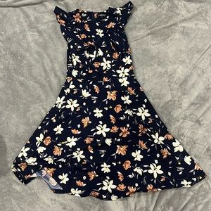Floral Knee Length Dress